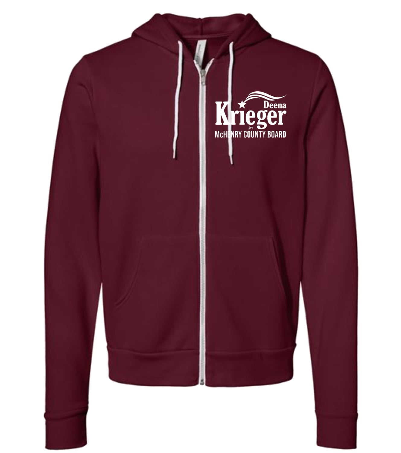 DK full zip front logo