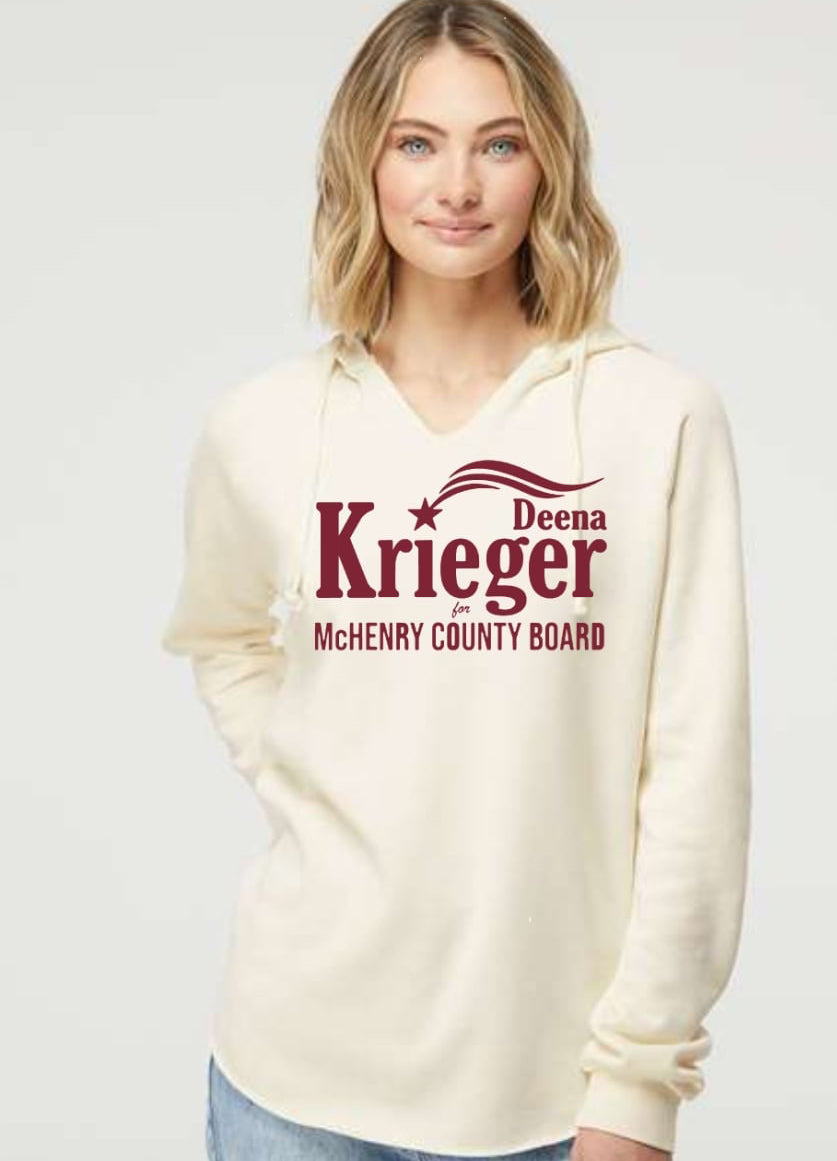 DK V-neck hoodie Front Logo