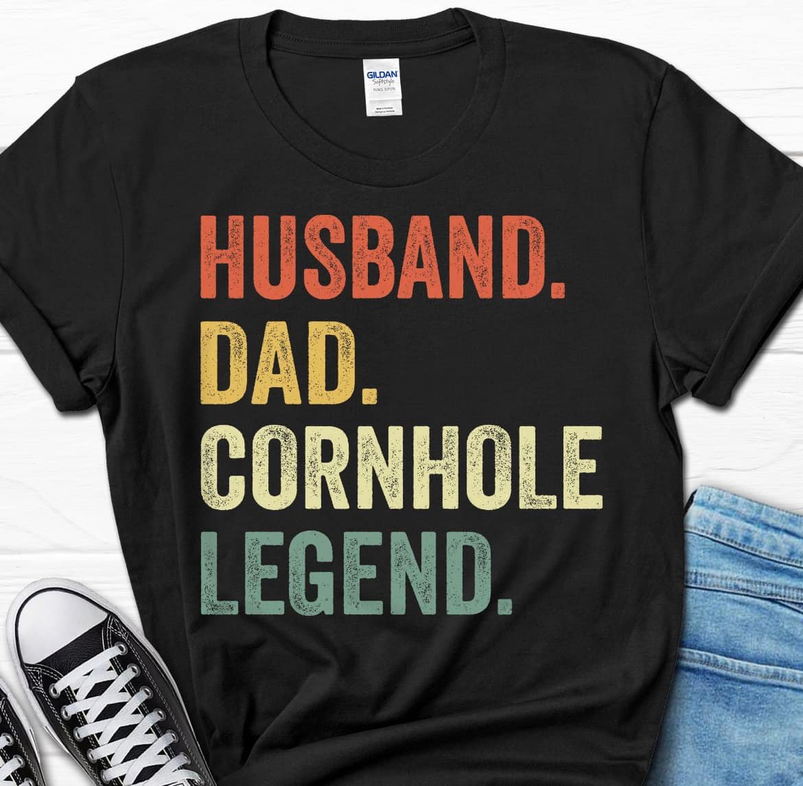 Husband. Dad. Cornhole legend.