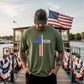 American Flag Cross FREEDOM soft T