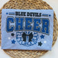 Blue Devils Cheer Pom ALL glitter