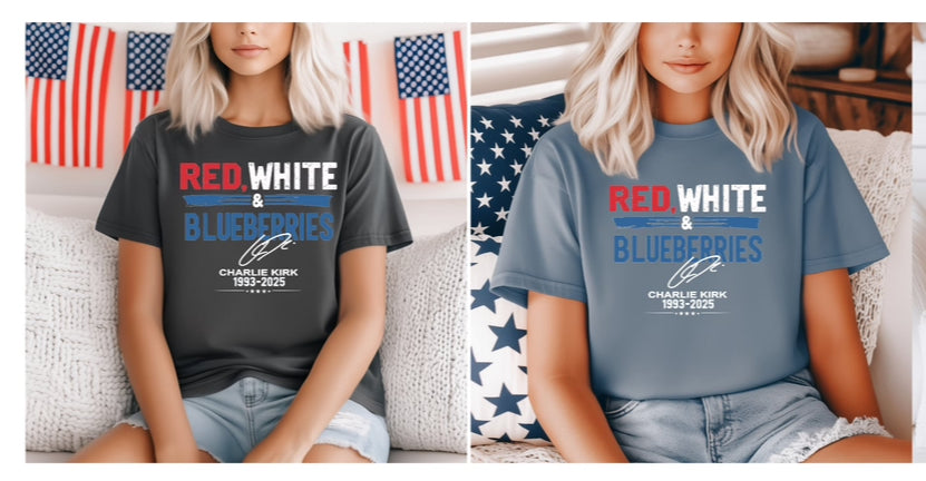 Red, White & Blueberry for Charlie Kirk