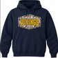 VIKINGS camo navy hoodie