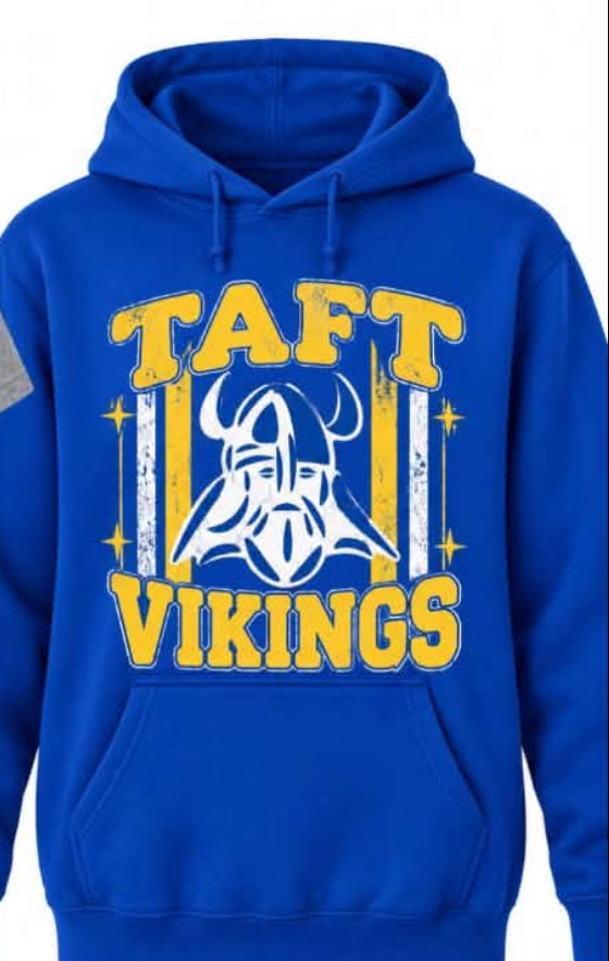 TAFT VIKING distressed Hoodie