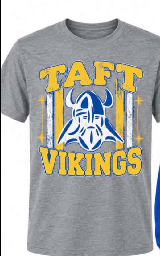 TAFT Vikings distressed T