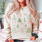 Shabby Chic Christmas Tree Crewneck
