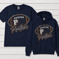 Panthers glitter rhinestone football