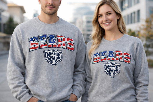 Patriotic Bears Crewneck