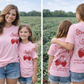 Strawberry Girly Tee – Strawberry Farm Shirt | Mommy & Me Strawberry Festival Outfit | Summer Strawberry Picking Shirt