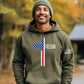 American Flag Cross FREEDOM
