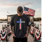 American Flag Cross FREEDOM soft T