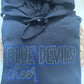 Blue Devils Cheer rhinestone/glitter