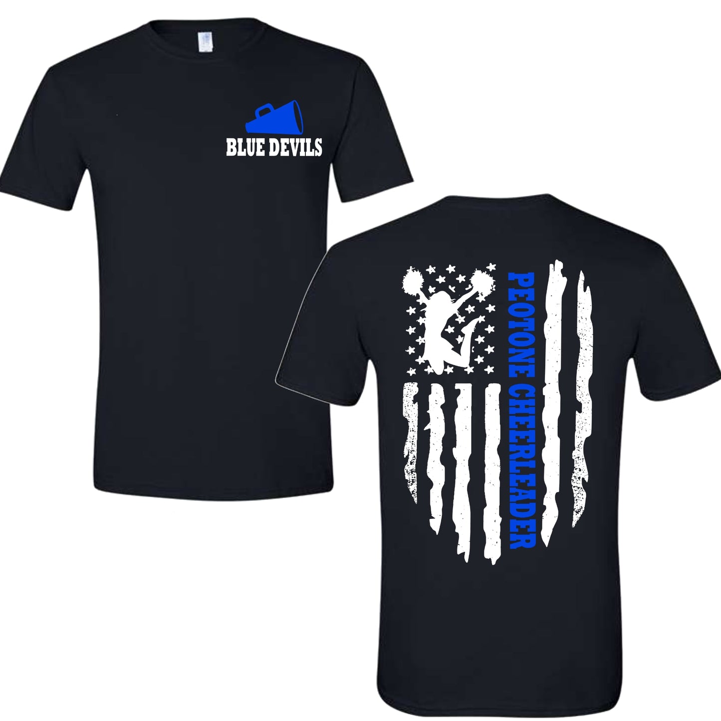 Peotone Cheerleading Flag